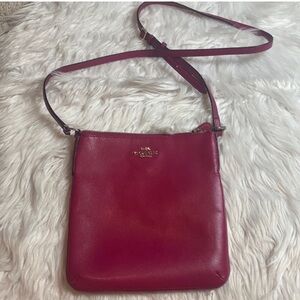Coach Magenta Leather Crossbody